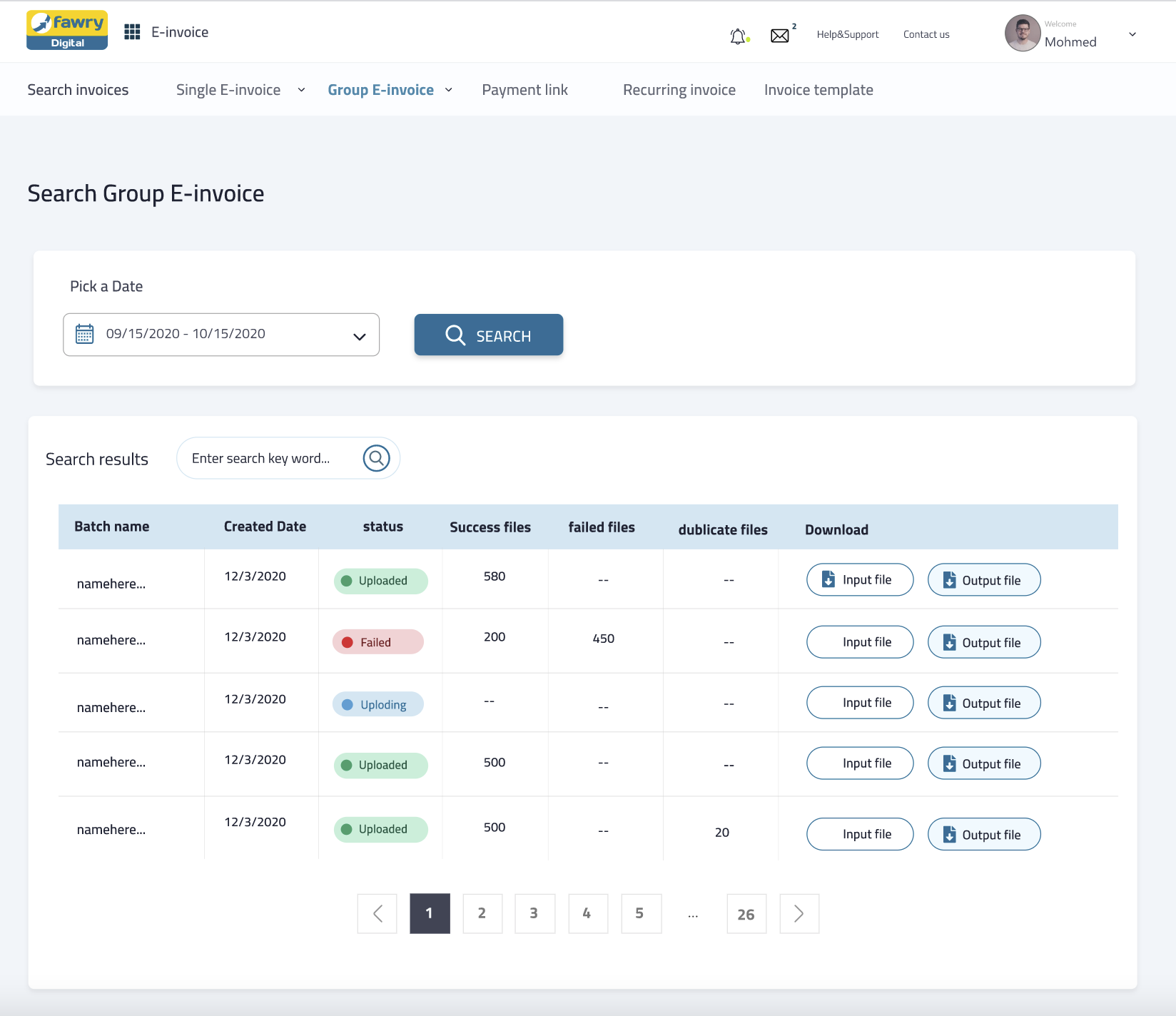 FawryPay Finance Dashboard