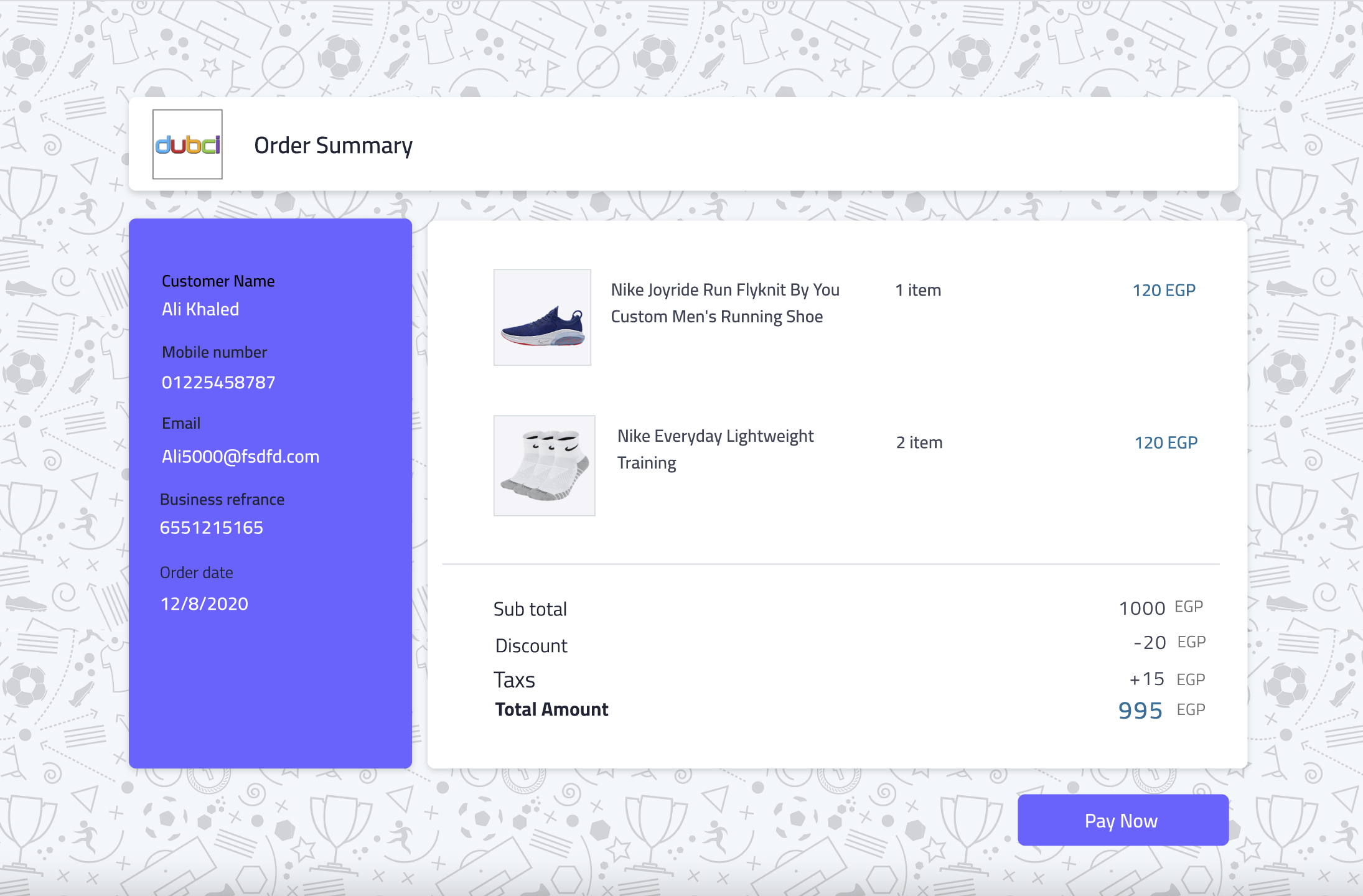 FawryPay Finance Dashboard