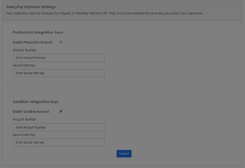 Shopify configuration